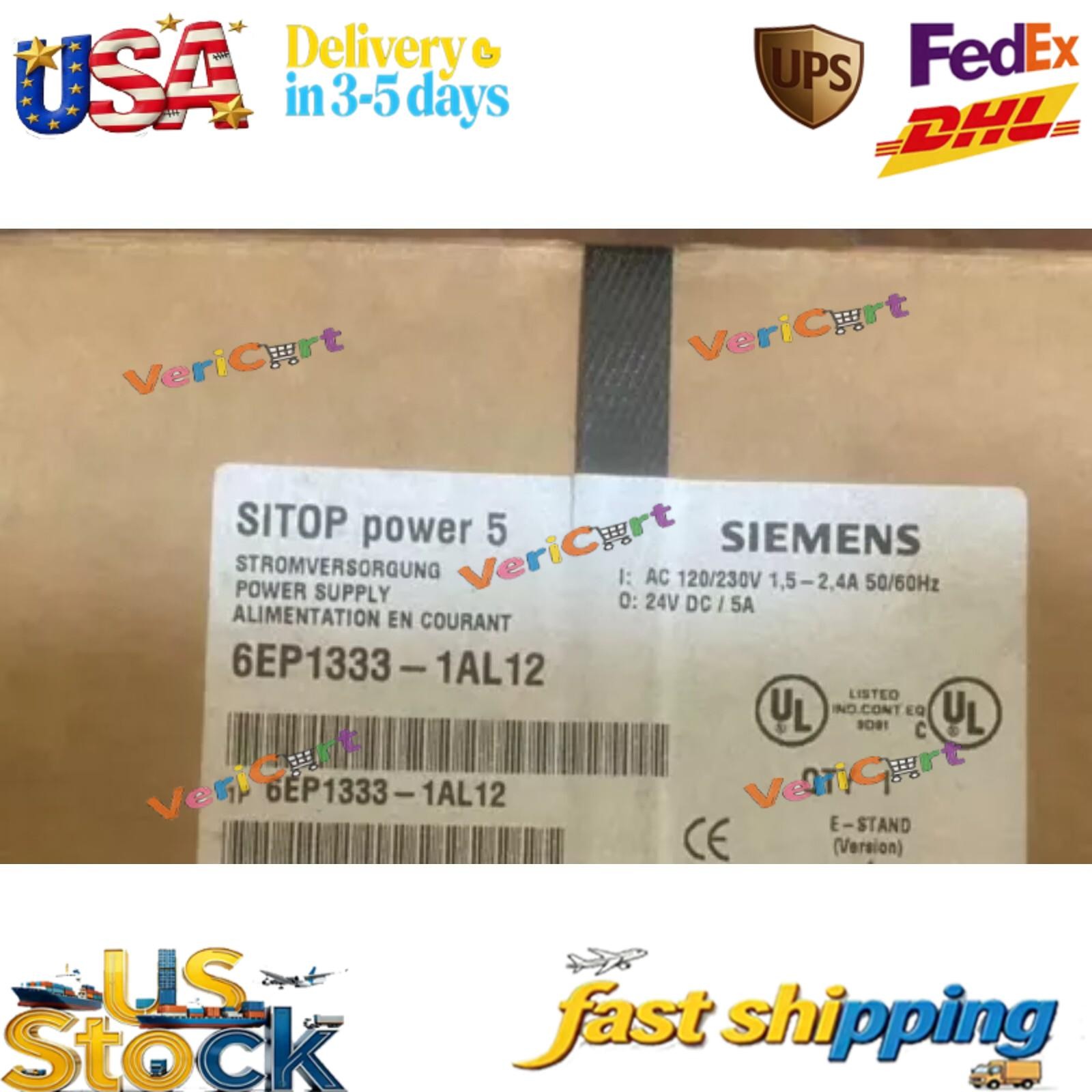 New Siemens 6EP1333-1AL12 SITOP Power 5 A Stabilized Power Supply 6EP1 333-1AL12