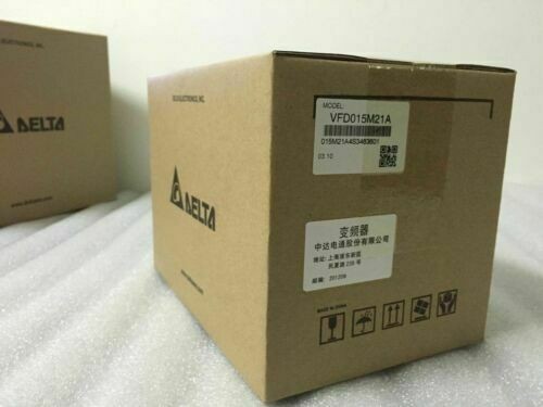 Brand new Delta Inverter Variable Frequency Drive VFD015M21A 1Phase 220V 1.5KW