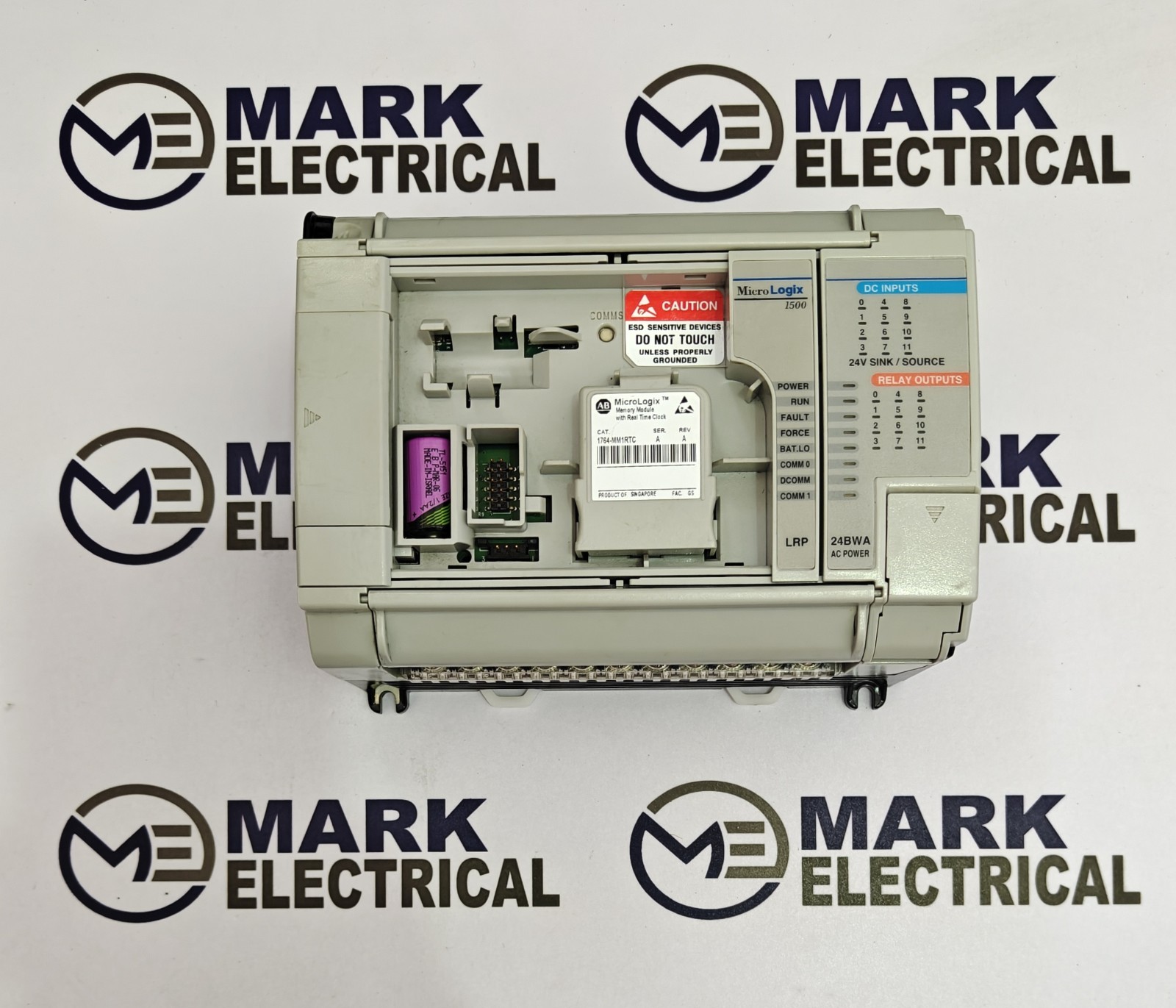 ALLEN BRADLEY 1764-24BWA MICROLOGIX 1500 BASE UNIT VOLTAGE 24VDC FAST SHIPPING