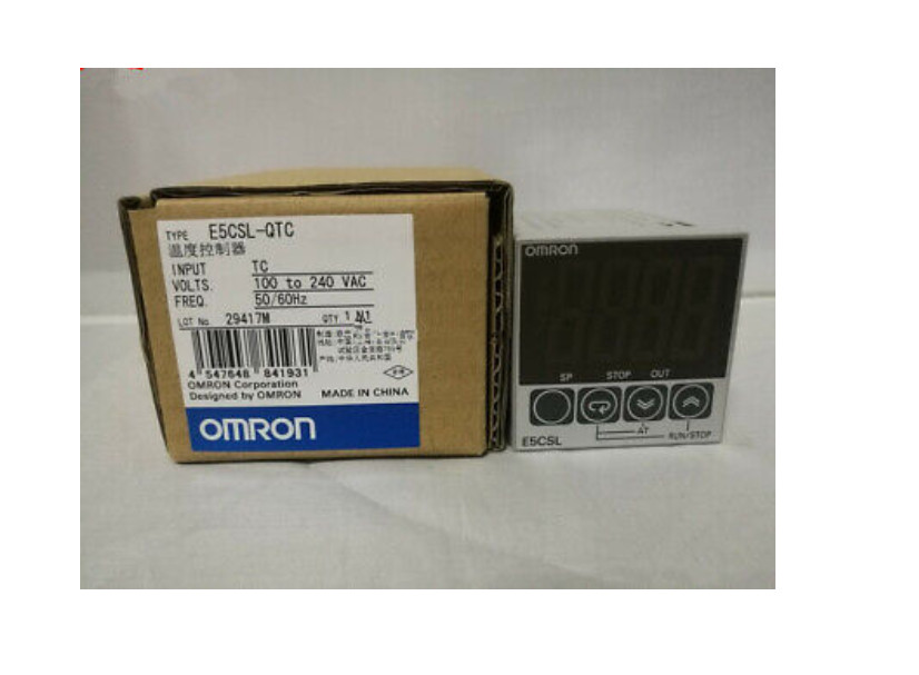 Long warranty new Omron E5CSL-QTC Temperature Controller 100-240VAC