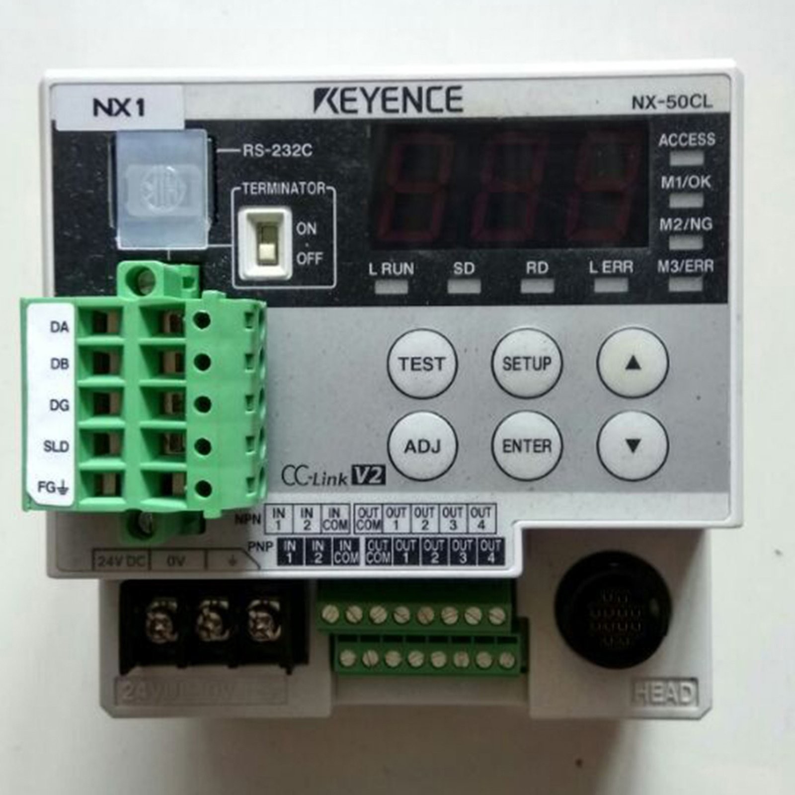 1pcs used Keyence NX-50CL Network Controller 24Vdc 500Ma Fast Shipping