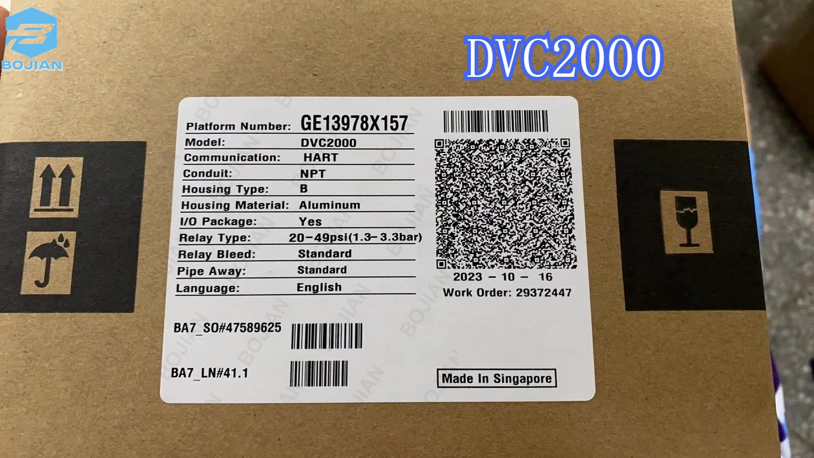 DVC2000 NEW FISHER DVC2000 Baumann DIGITAL CONTROLLER Valve Positioner EXPRESS
