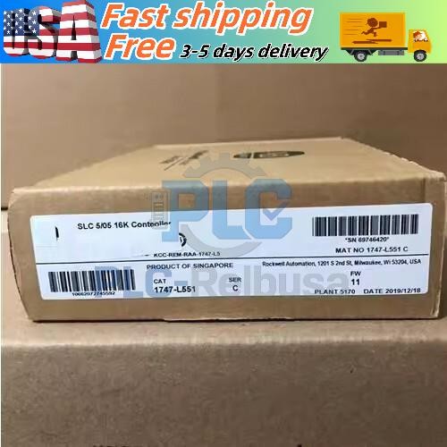 New Allen-Bradley 1747-L551 /C SLC 5/05 CPU Processor Unit Module AB 1747L551