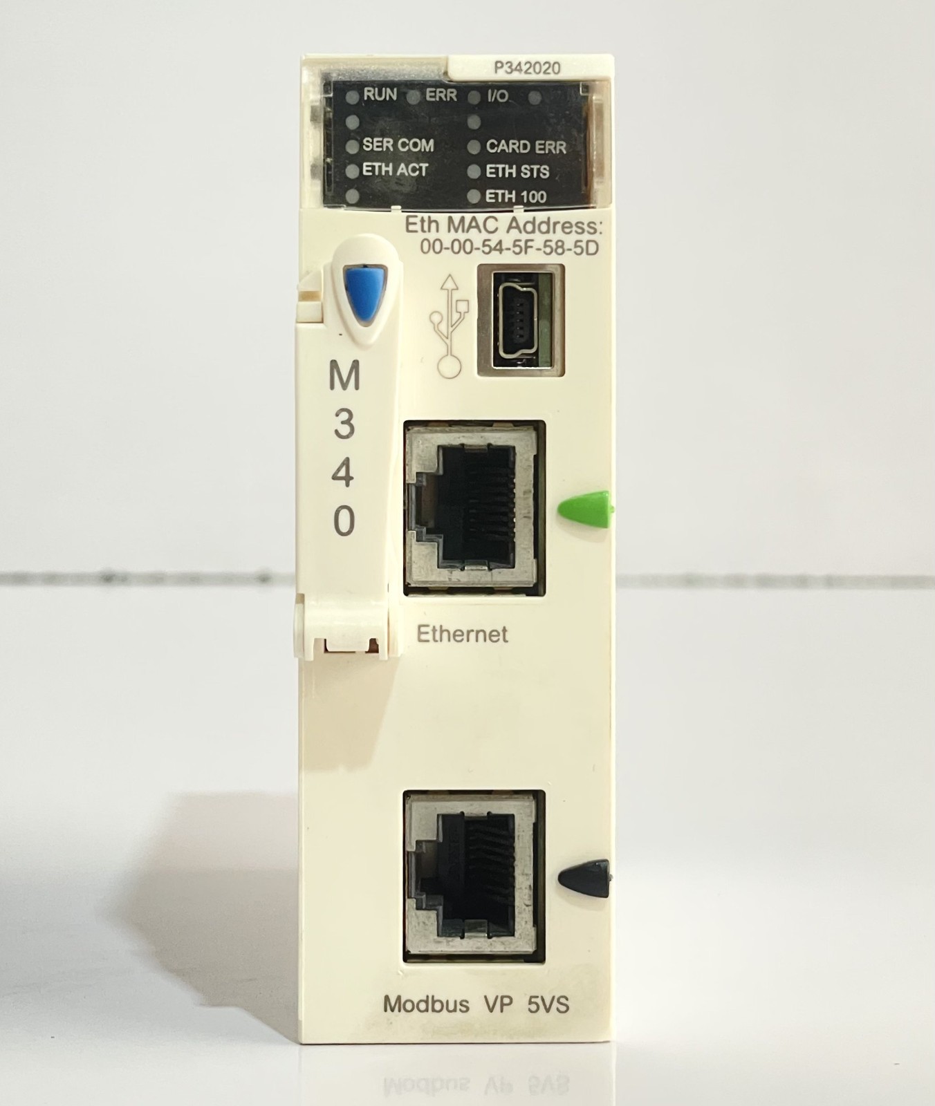 SCHNEIDER ELECTRIC MODICON BMXP342020 CPU340-20 MODBUS ETHERNET PROCESSOR MODULE