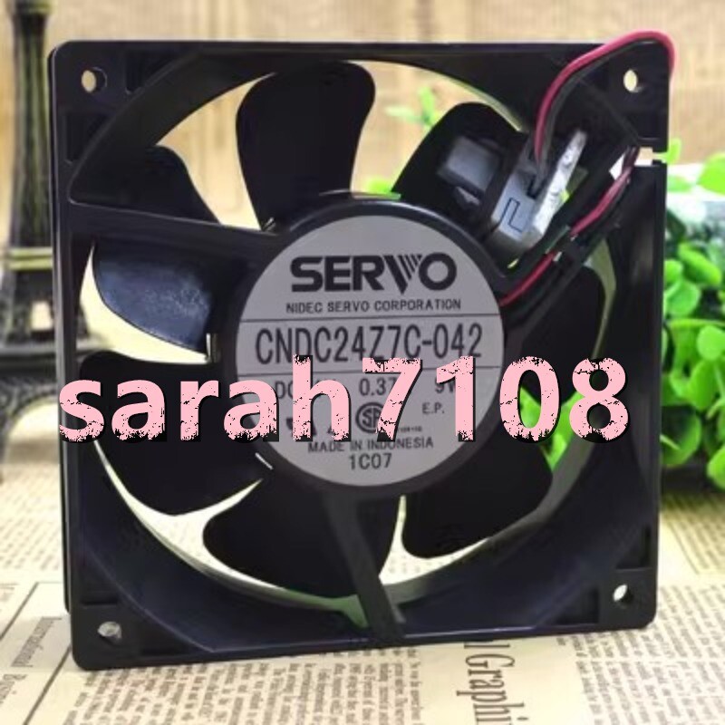 1PC NEW SERVO CNDC24Z7C-042 24V 0.37A 9W VACON inverter fan 2 lines #LM