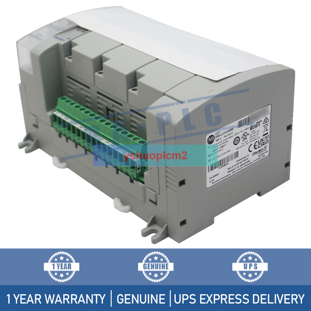 New 2080-LC70-24QBB A~B Micro870 24 I/O ENet/IP Controller