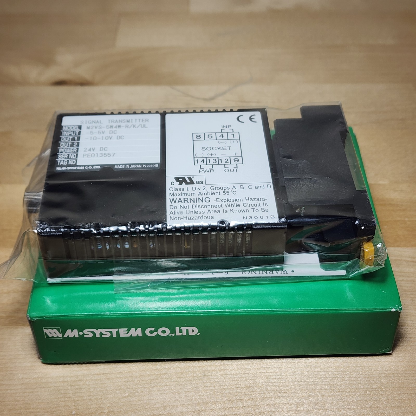 M-System M2VS-5W4W-R/K/UL Signal Transmitter 24VDC