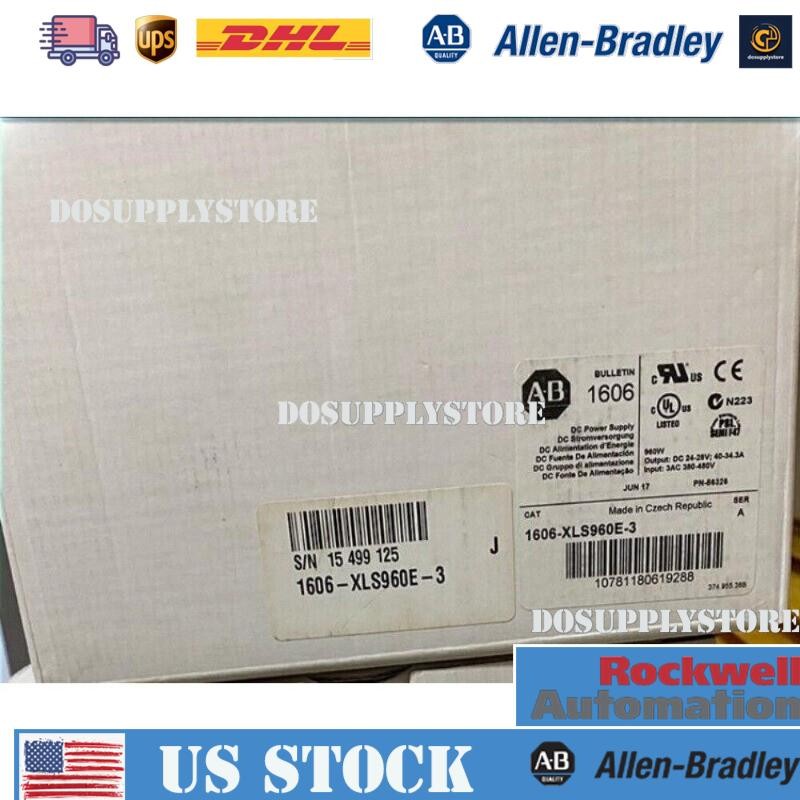 NEW Factory Sealed AB 1606-XLS960E-3 Power Supply 380/480 VAC 960W US Free Tax
