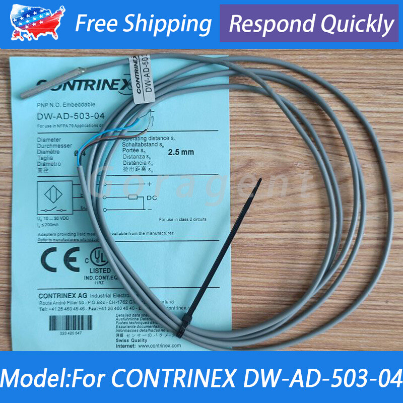 10-30V 200mA 2.5mm Inductive Sensor Switch DWAD50304 For Contrinex DW-AD-503-04