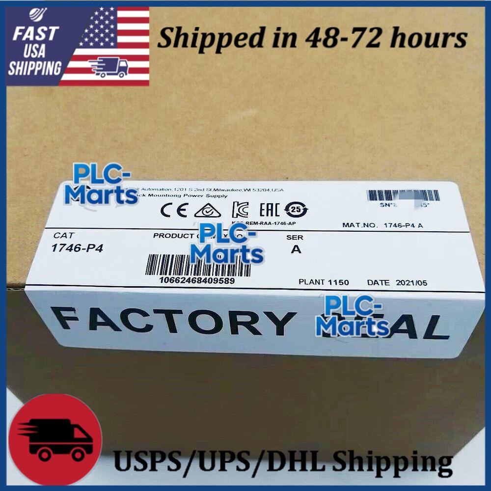 New Sealed Allen-Bradley 1746-P4 SER A SLC 500 Power Supply Module AB 1746-P4