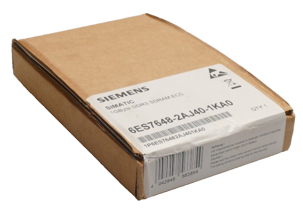 Siemens SIMATIC 1GB DDR3 SDRAM ECC 6ES7 648-2AJ40-1KA0 | 6ES7648-2AJ40-1KA0