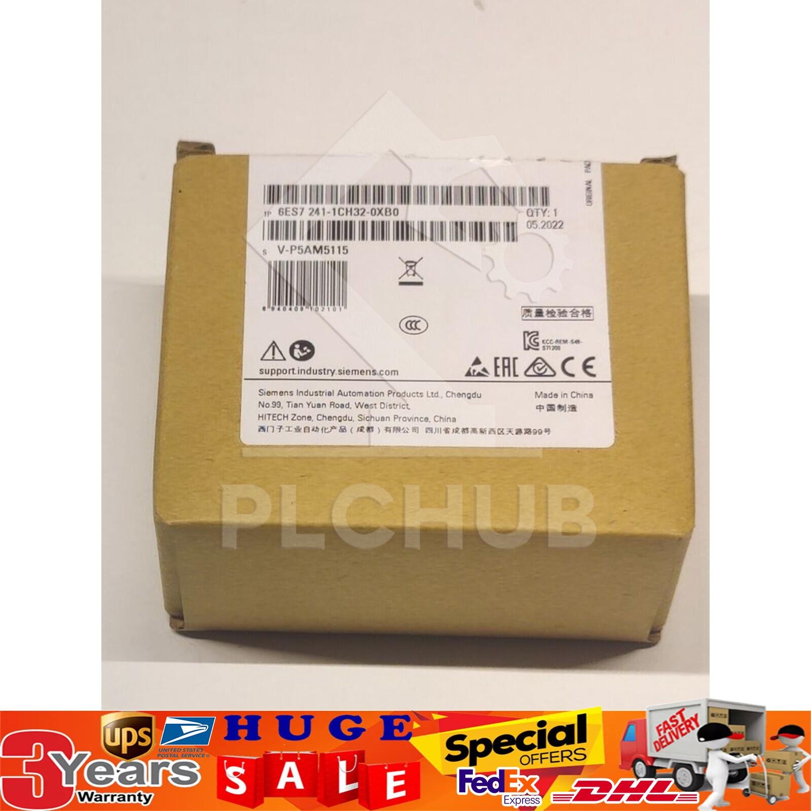 New Siemens 6ES7 241-1CH32-0XB0 6ES7241-1CH32-0XB0 SIMATIC S7-1200 CM 1241