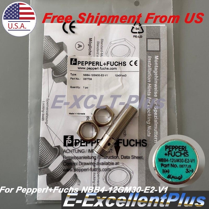 For Pepperl+Fuchs NBB4-12GM30-E2-V1 NBB412GM30E2V1 Proximity Sensor Switch 4Pins