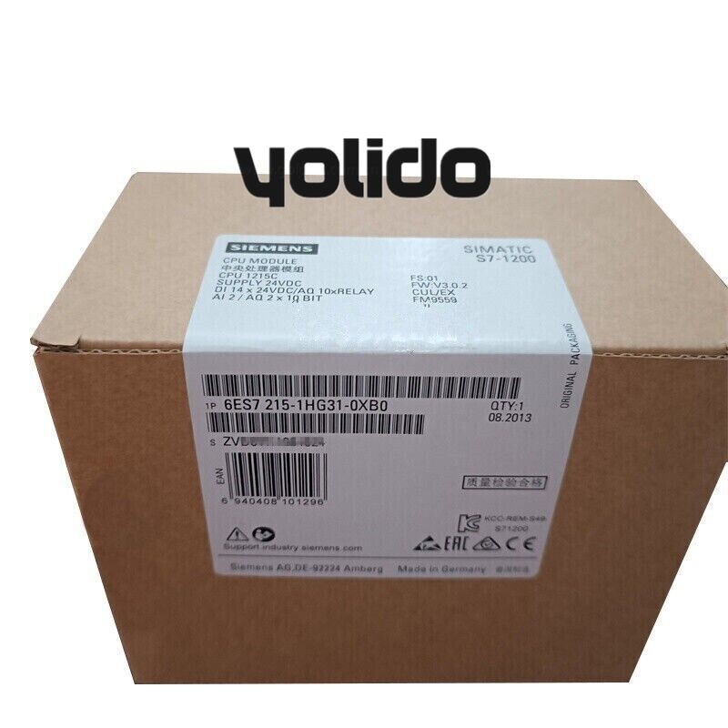 6ES7 215-1HG31-0XB0 NEW SIEMENS 6ES7215-1HG31-0XB0 1HG31-OXBO S7-1200 CPU 1215C