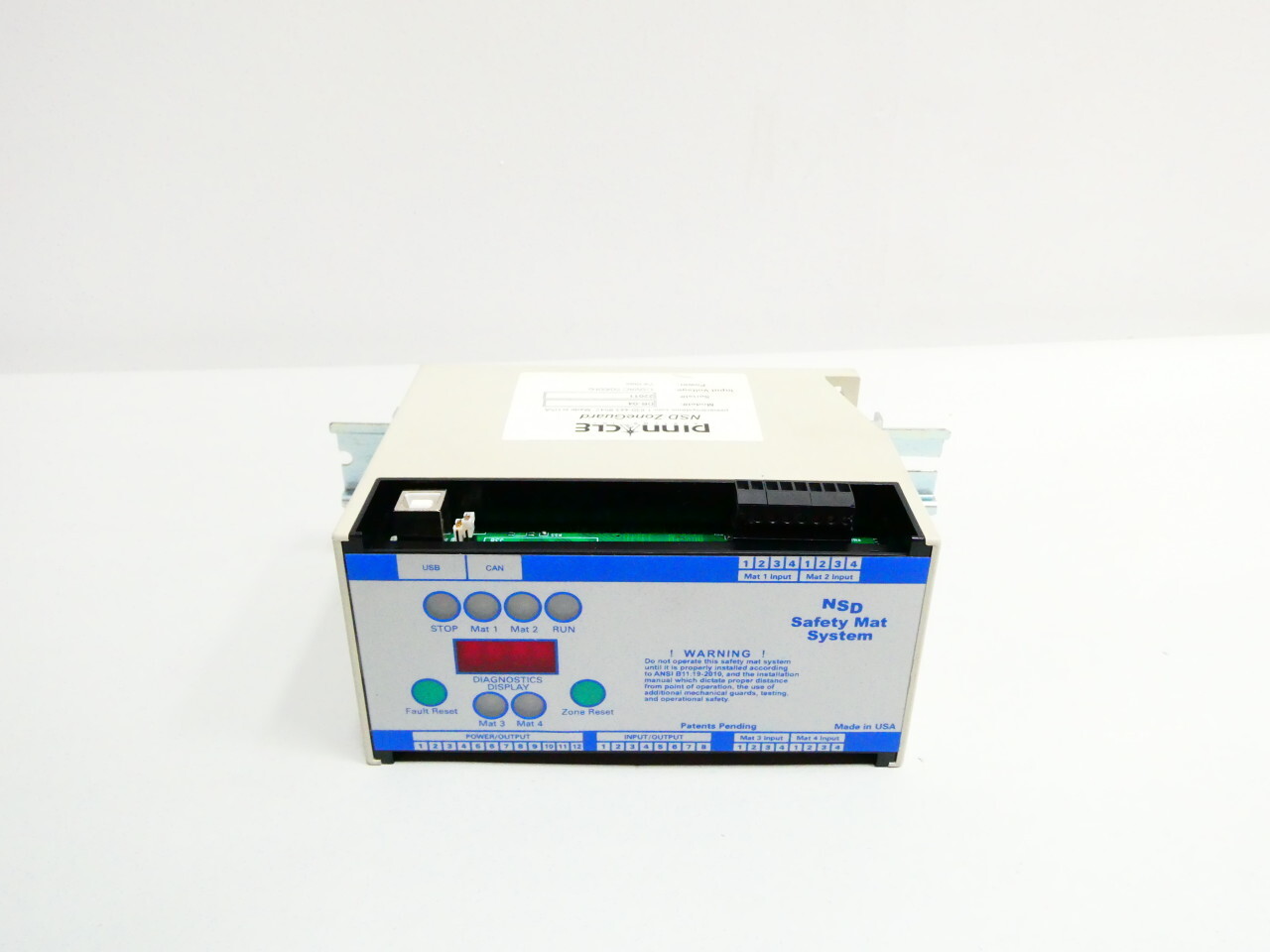Pinnacle DR-04 Nsd Zoneguard Safety Mat System Din-rail Controller Module