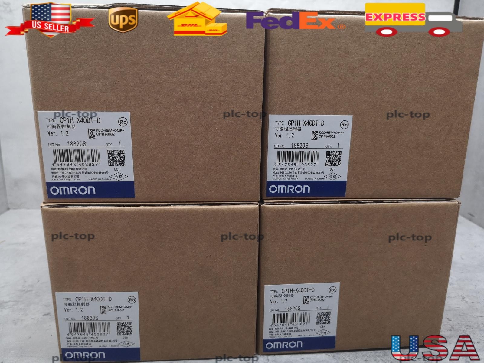 1PC Omron CP1H-X40DT-D PLC CP1HX40DTD New In Box Fast Shipping US Free TAX