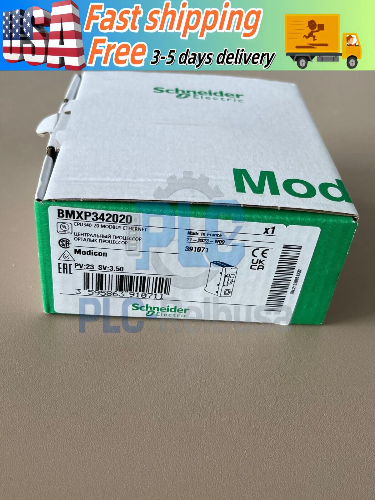 Schenider BMXP342020 / bmx p 342020 ; CPU340-20 Modbus US Free TAX