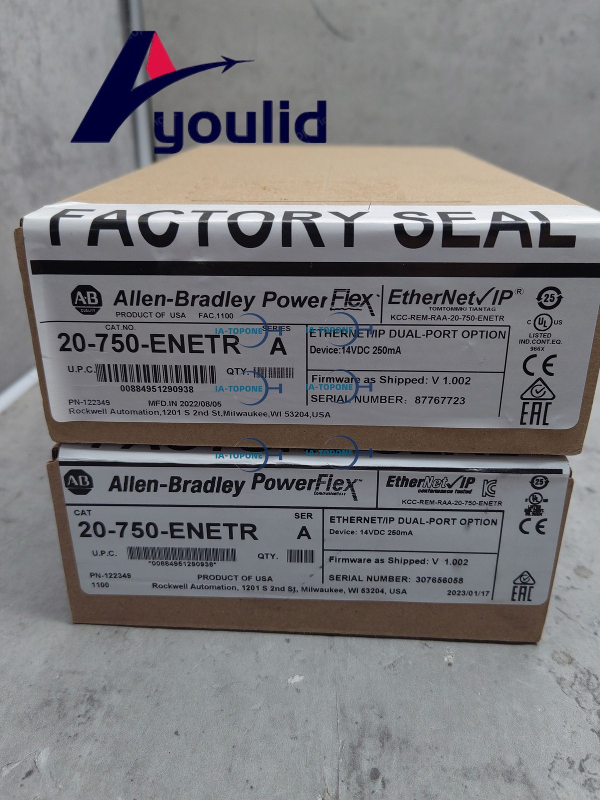 New AB 20-750-ENETR 20 750 ENETR 1 year warranty US Free tax Fast delivery