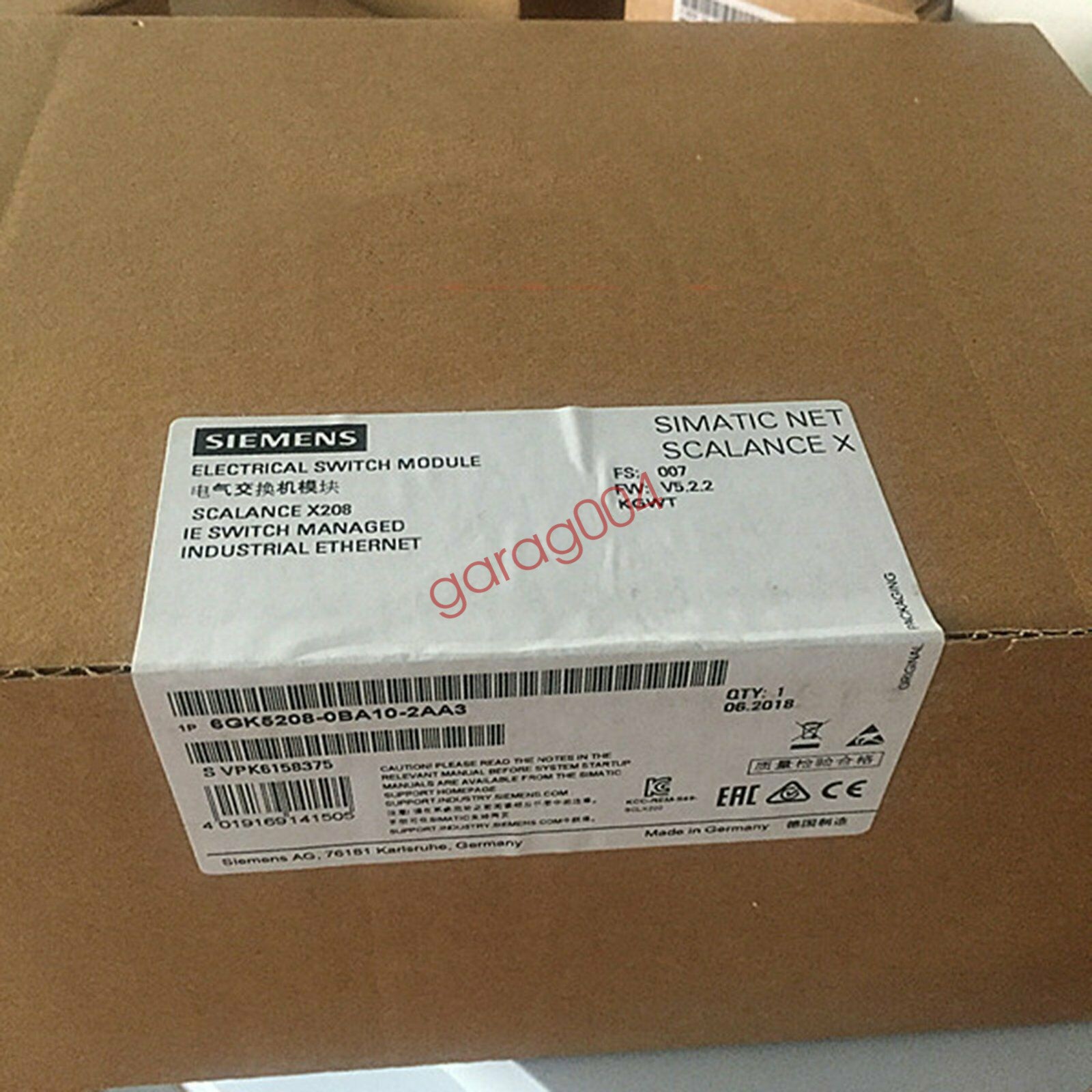 SIEMENS 6GK5208-0BA10-2AA3 Module New One Expedited Shipping 6GK5 208-0BA10-2AA3