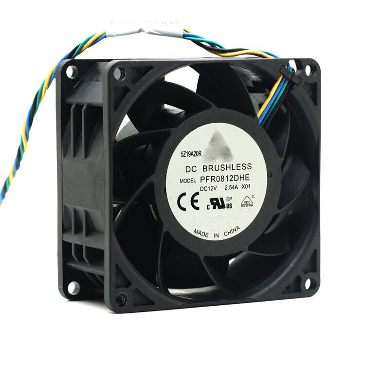 PFR0812DHE Server Cooling Fan DC 12V 2.54A 80x80x38mm 4-wire pwm cooler