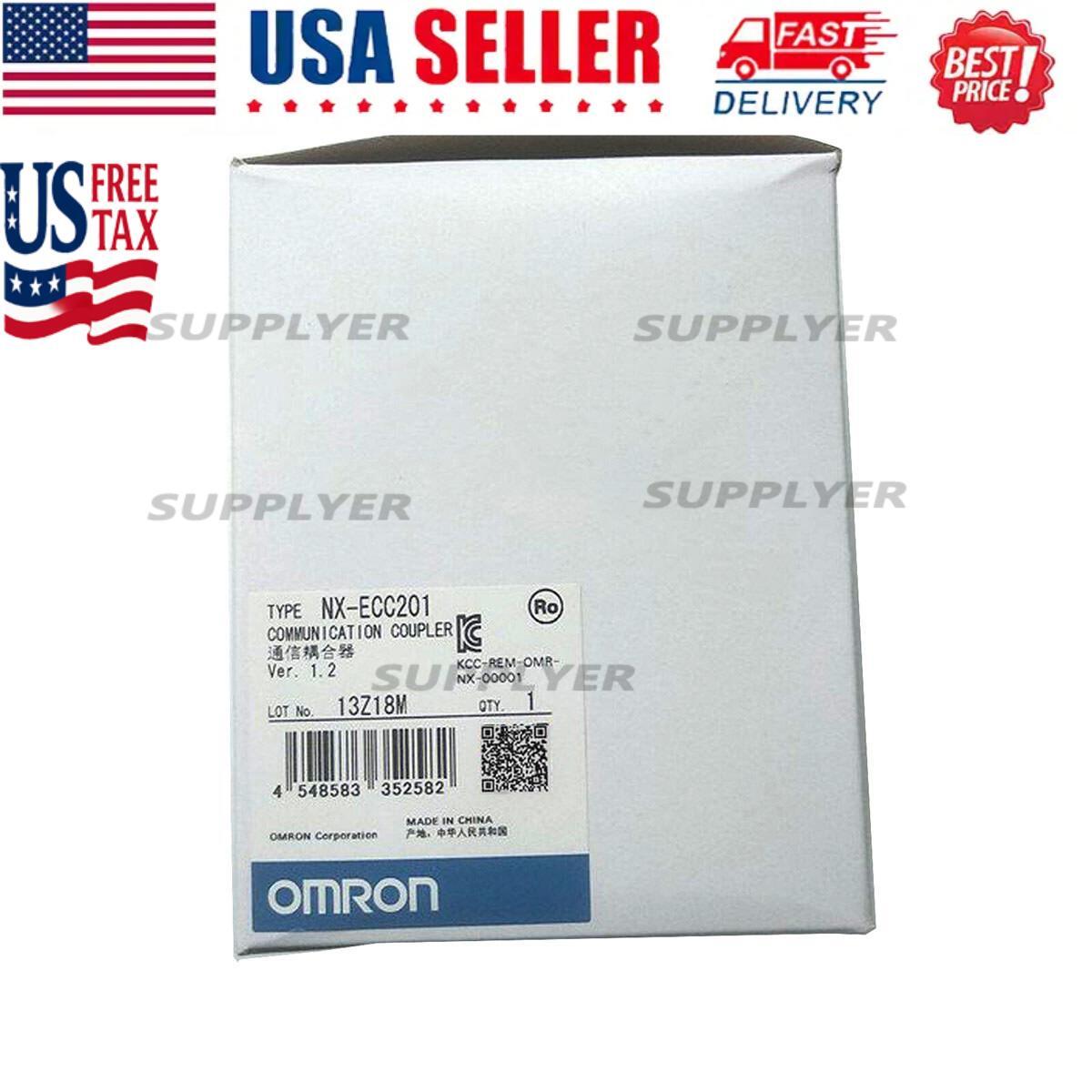 New Omron NX-ECC201 EtherCAT Coupler Unit NX-ECC201 NX ECC201 US Free TAX