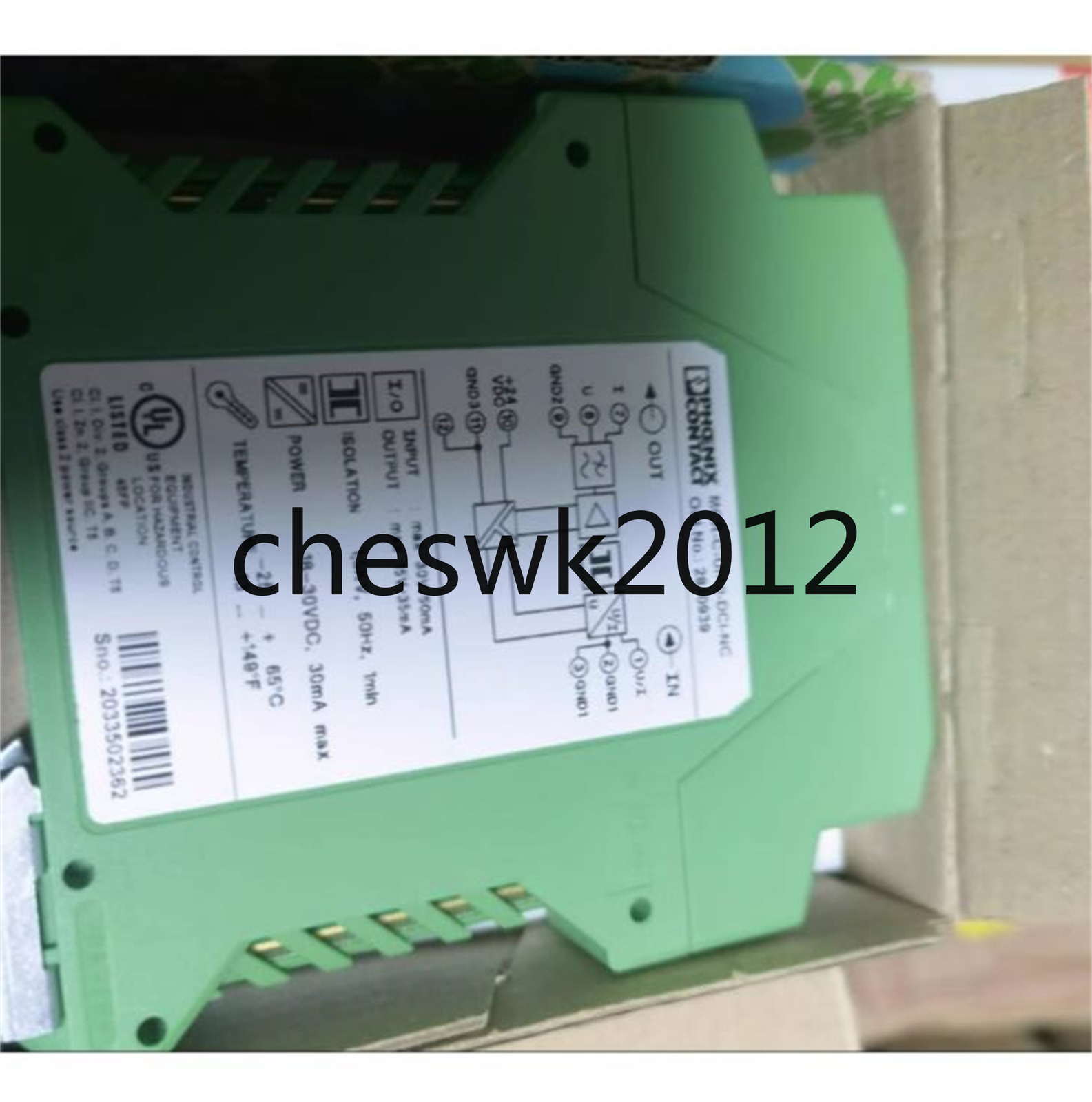 1PCS NEW IN BOX Phoenix isolation amplifier MCR-C-UI-UI-DCI-NC 2810939