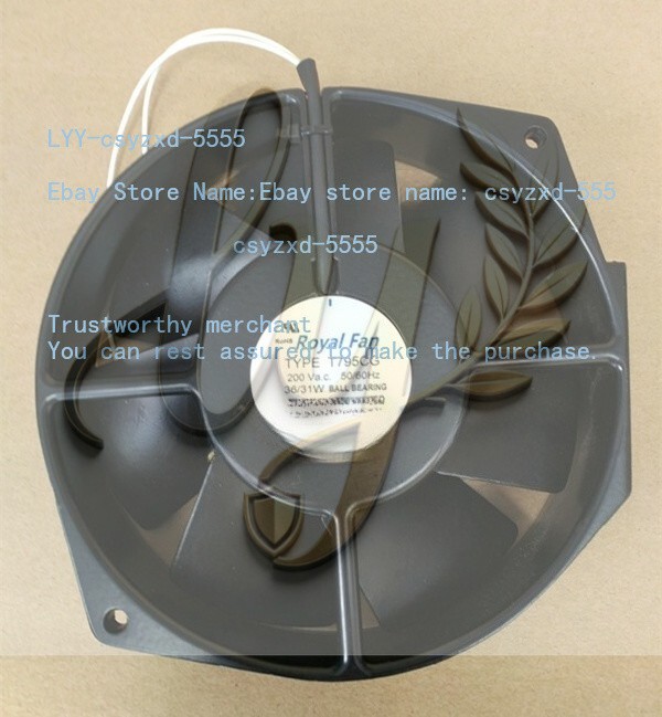1pcs ROYALFAN TYPE T795CG 200V 172*150*38mm high temperature resistant fan