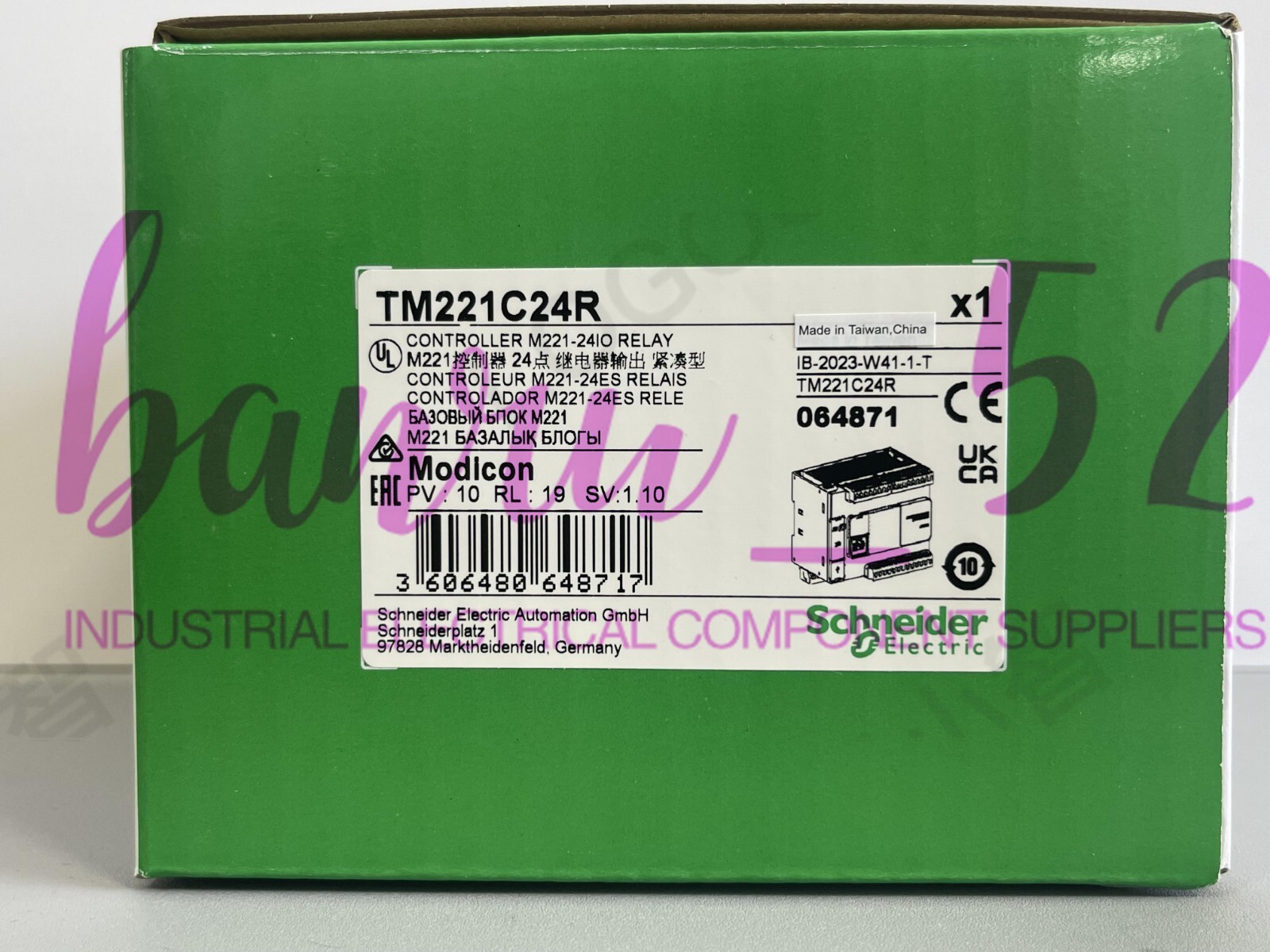 Schneider Electric TM221C24R Modicon Controller M221-24IO Relay Ethernet Module