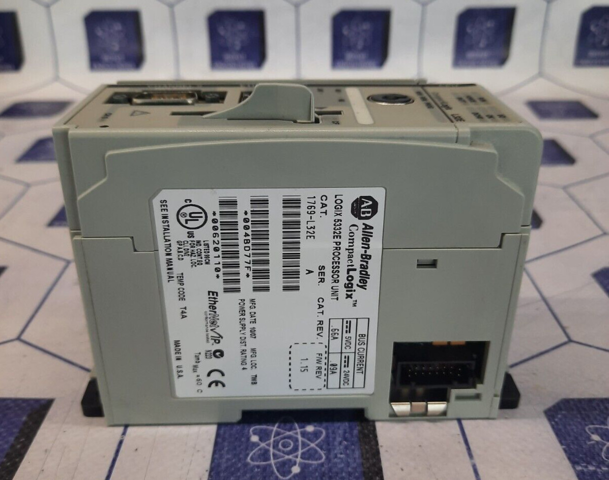 Allen-Bradley 1769-L32E CompactLogix EtherNet Processor Unit, Logix 5332E, Ser A