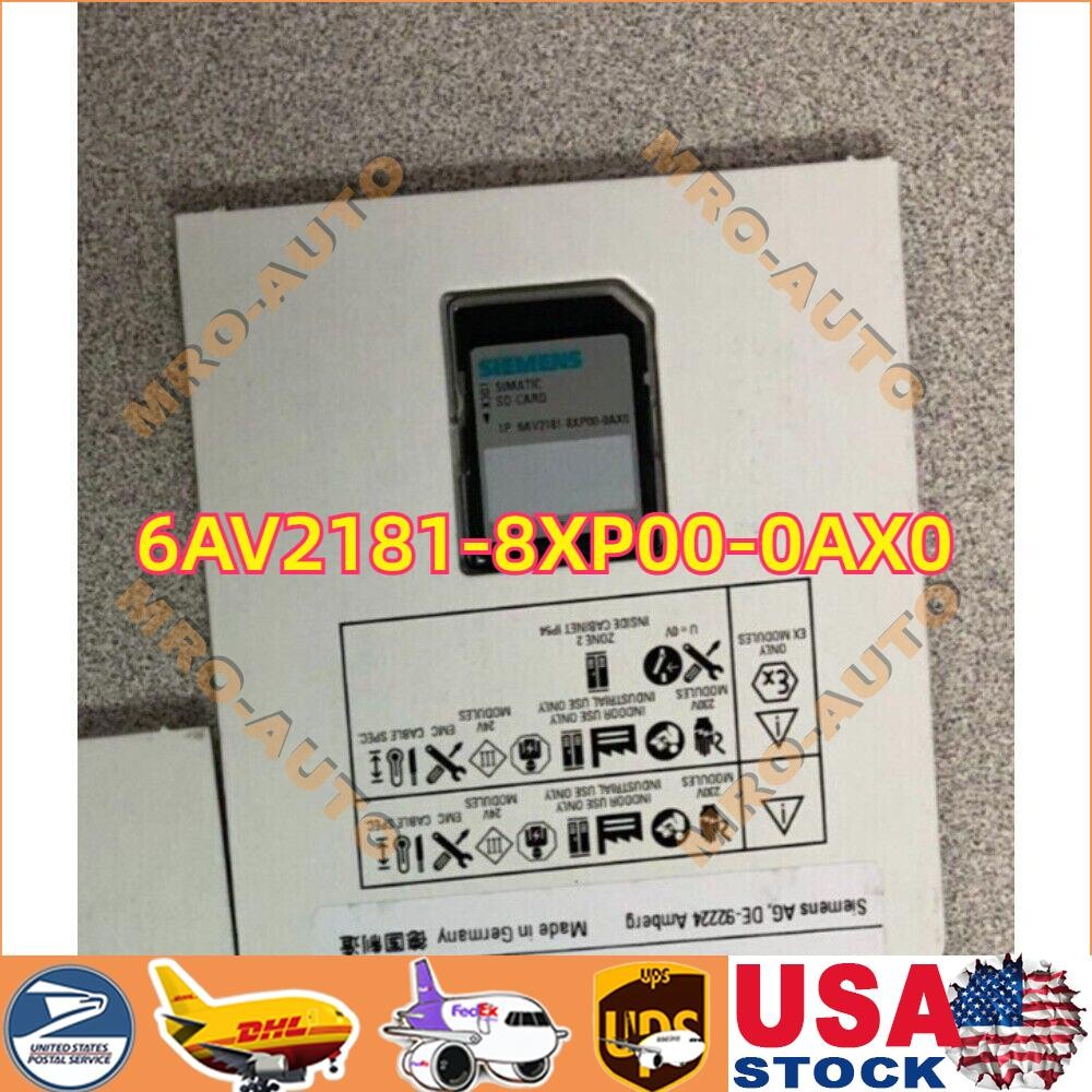 New Siemens 6AV2 181-8XP00-0AX0 6AV2181-8XP00-0AX0 SIMATIC SD memory card 2 GB