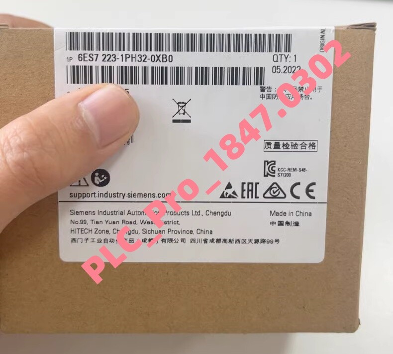 6ES7223-1PH32-0XB0 1PCS Brand NEW Siemens 6ES7 223-1PH32-0XB0 Fast delivery