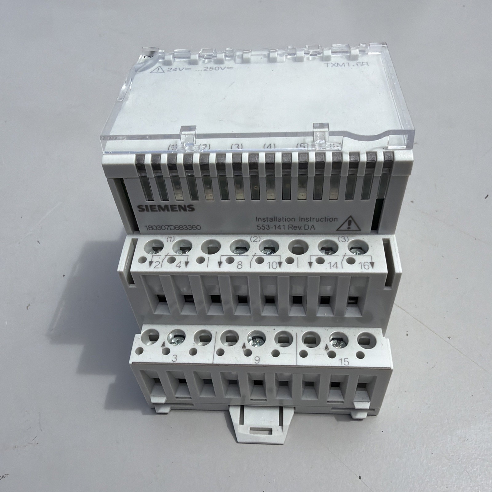 SIEMENS TXM1.6R DIGITAL OUTPUT MODULE 553-141 REV.DA